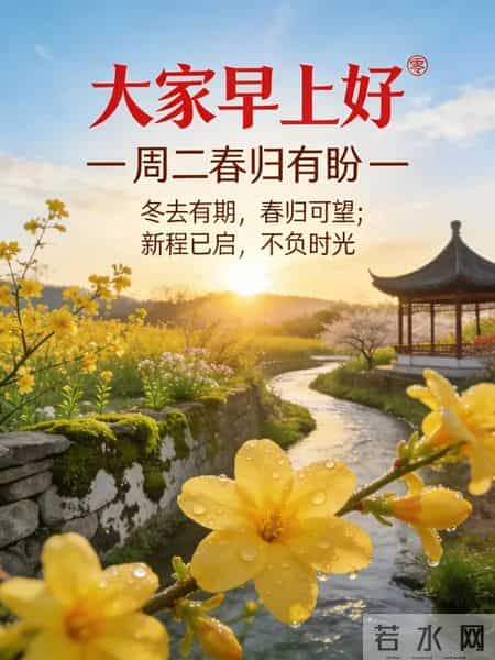 2月3日周二早安，天天健康，日日幸福，时时快乐，事事如意！