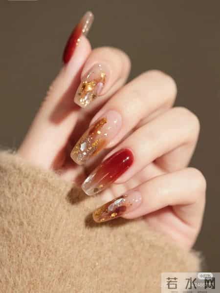 温柔仙气的美甲分享