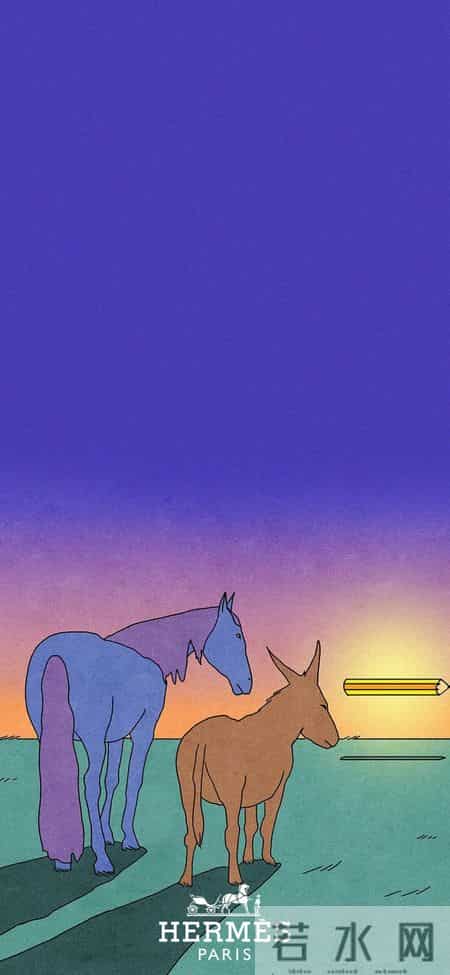 背景图｜爱马仕壁纸超清全面屏