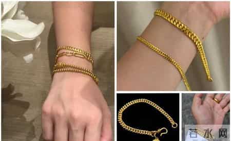 一百年后，我还是喜欢这条老钱风黄金手链~