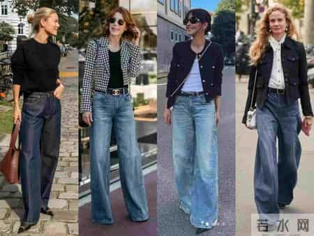 牛仔裤选择这“4双鞋子”穿搭真时髦，四五十岁女性穿上时尚减龄
