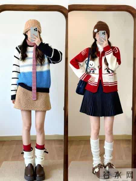 24套秋冬穿搭，一周穿搭不重样 。