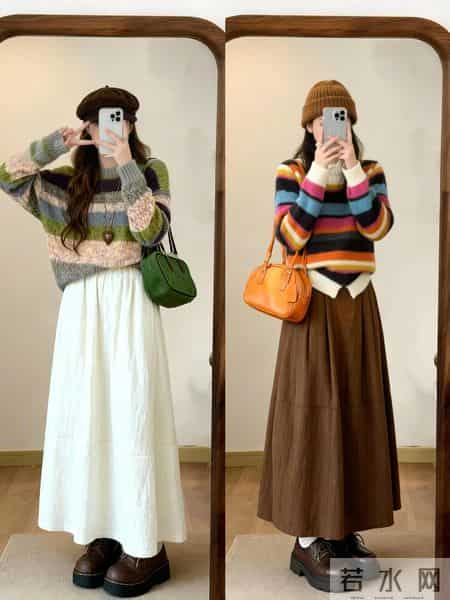 24套秋冬穿搭，一周穿搭不重样 。