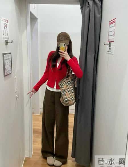 优衣库这件399的红开衫，被我改成BM风直接封神！