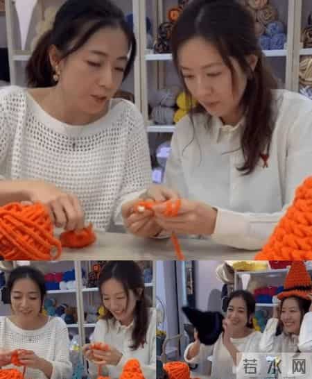 甘比手艺真不错，自己钩露背连体裤准备过年，惊艳大气比高定好看