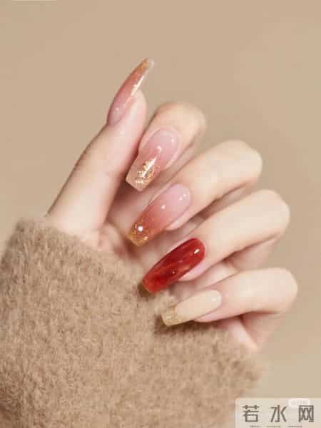 温柔仙气的美甲分享