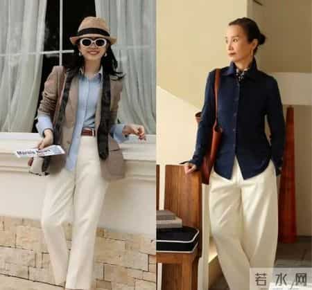 被三木母女的“初秋穿搭”惊艳了！简约高级，30~55岁照着穿绝了