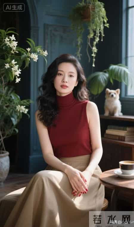 年绝色佳人，端庄优雅，温柔娴静，冷艳迷人