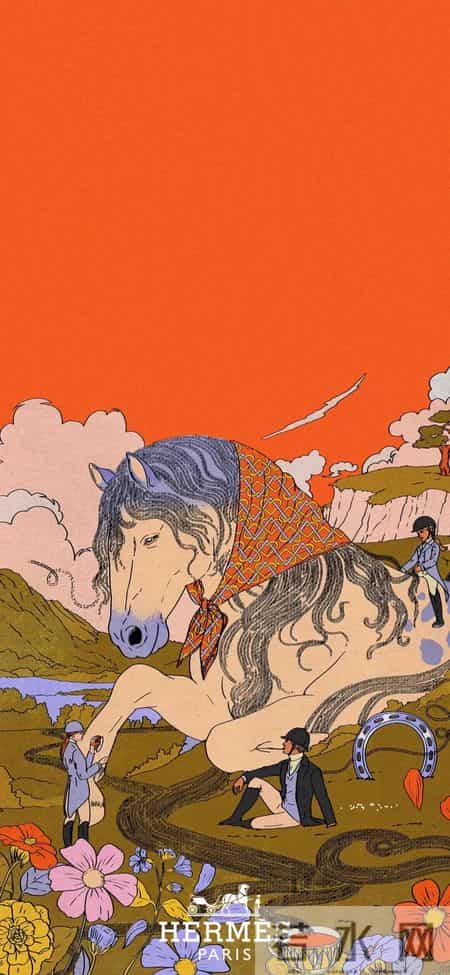 背景图｜爱马仕壁纸超清全面屏
