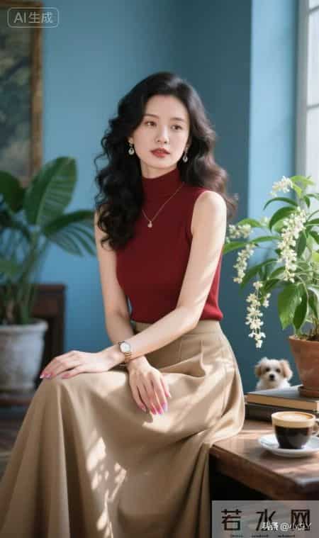 年绝色佳人，端庄优雅，温柔娴静，冷艳迷人