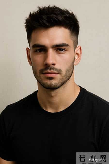 欧美硬汉风寸头：硬朗气质的经典诠释，型男必备造型