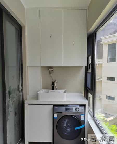 装修最大的坑,就是洗衣机必须放阳台!建议学学我邻居的做法
