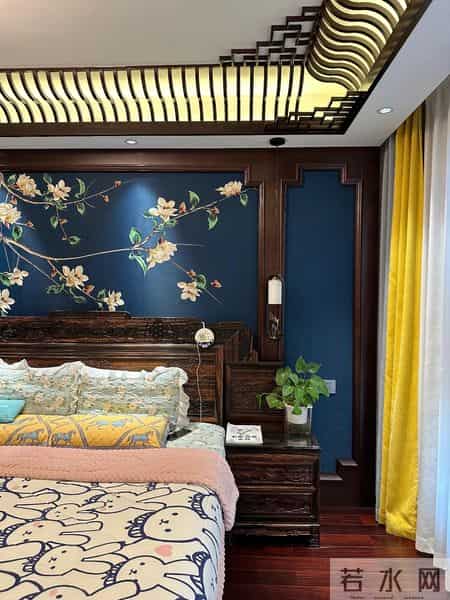 邻居说，你家一看就是有钱人的装修，可能是中式装修显贵吧