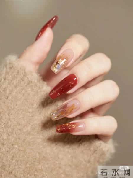 温柔仙气的美甲分享