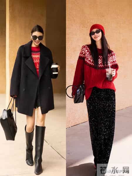 再炸一波新春红！这8套穿搭，让你从年红到元宵