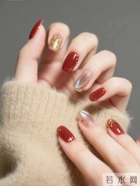 温柔仙气的美甲分享