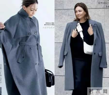 女人到了四五十岁,穿衣不要太有少女感,有大衣和白色单品就够了