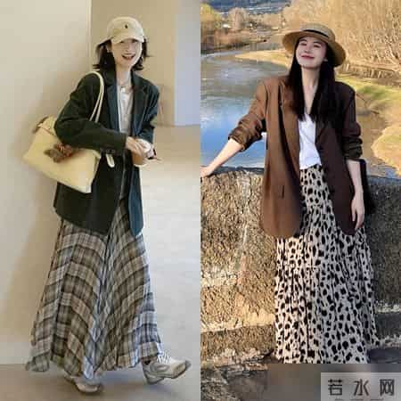 “半身裙”今年太火了,40+女生怎么搭都时髦!