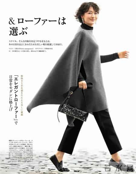 富冈佳子“裤子”穿搭方法遮肉显瘦，搭配这几件上衣，简约干练