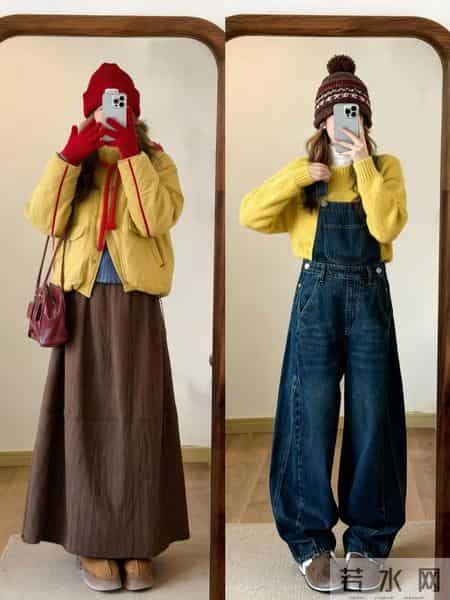 24套秋冬穿搭，一周穿搭不重样 。