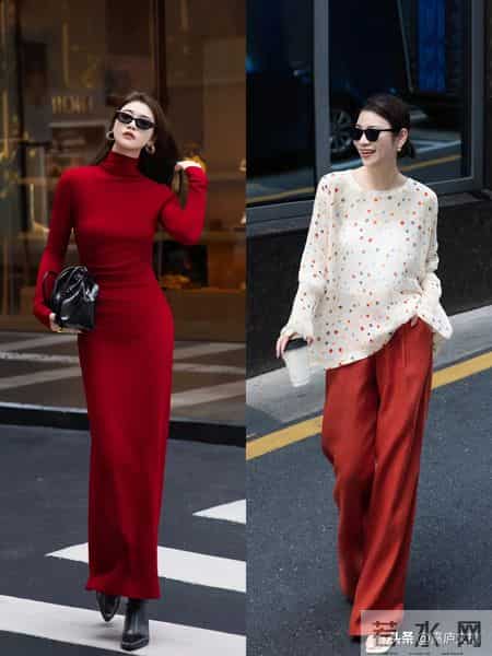 再炸一波新春红！这8套穿搭，让你从年红到元宵