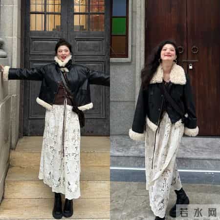 圆脸微胖，这位博主好会穿，堪称冬季微胖穿搭范本~