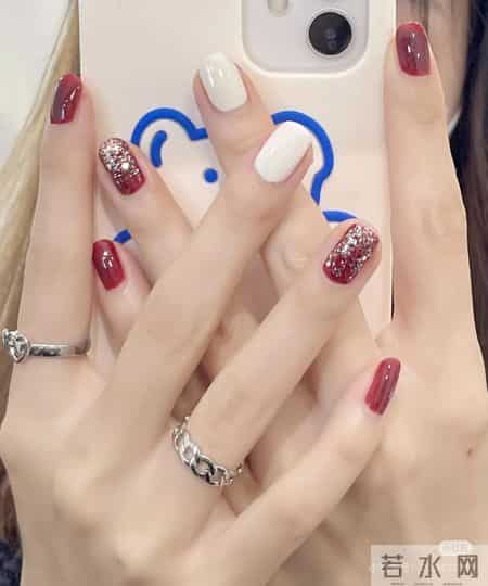 温温柔柔的美甲分享