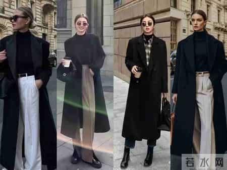冬季黑色大衣别乱穿：这4种时髦高级搭配思路，照搬都好看不沉闷