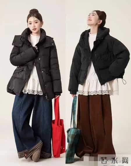 拒绝臃肿!今年超火的“松弛感穿搭”,棉服+阔腿裤就赢麻了