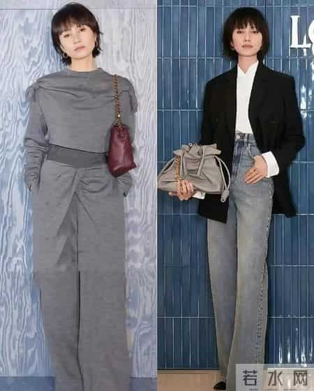 看袁泉的冬季打扮,我悟了:衣穿直、裤选松,发剪短才更得体!