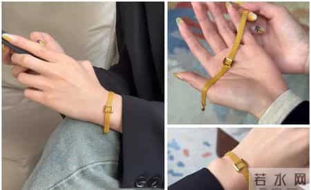 一百年后，我还是喜欢这条老钱风黄金手链~