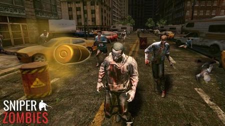 城市狙击僵尸游戏菜单版中文版(Sniper Zombies)
