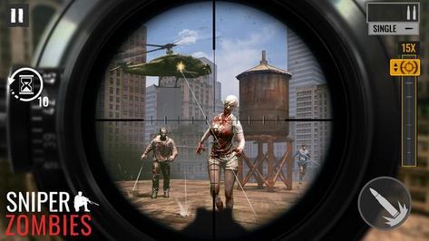 城市狙击僵尸游戏菜单版中文版(Sniper Zombies)图2