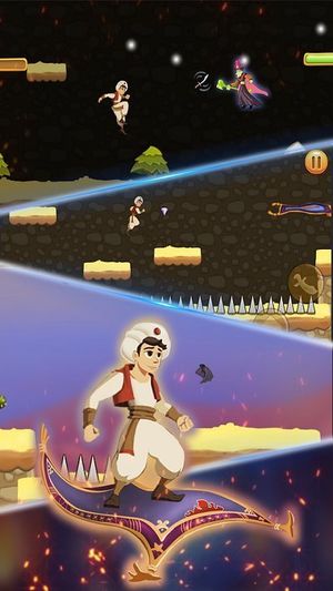 阿拉丁丛林探险2023内置菜单(Aladdin jungle Adventures-the land of danger)图1
