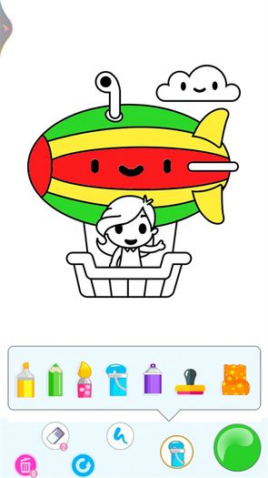 涂色漫画家图1